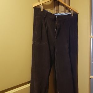 Brown Corduroy male pants